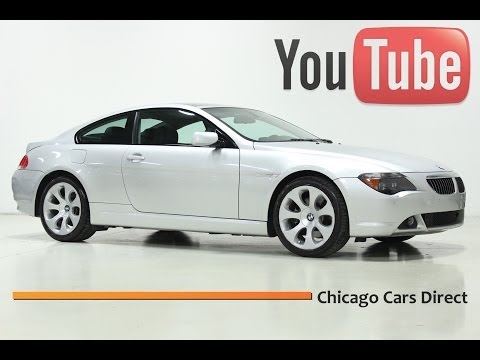 Chicago Cars Direct Presents a 2007 BMW 650i Coupe. Silver/Black. #R52376