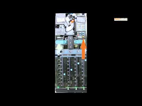 Crane 167. Сервис: заполнение монетоприемника