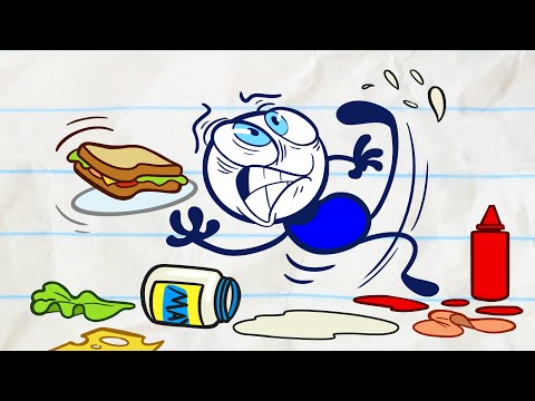Meat Fighter | Pencilmation Cartoons!