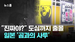 "진짜야?" 도심까지 출몰…인명 피해 늘자 '곰 퇴치' 총력 / JTBC 뉴스룸