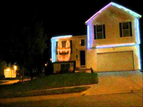 Halloween Light Show 2015 - Metallica Four Horsemen