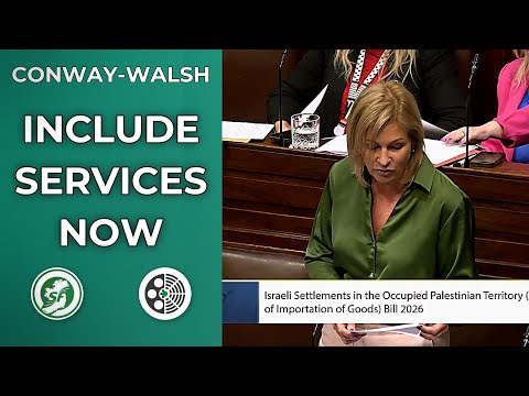 Rose Conway-Walsh: Occupied Territories Bill Fails to Include Services