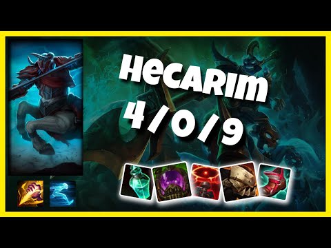 Hecarim vs Kha'Zix OCE Challenger JUNGLE (4/0/9) - v11.5