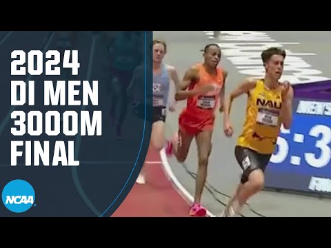 Men's 3000m Final - 2024 NCAA indoor track and field championships