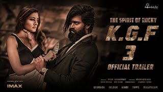 KGF Chapter 3 Official Update | Yash | Prasanth Neel | Kgf 3 Trailer Update