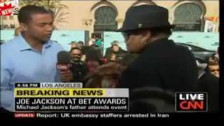 Joe Jackson BET Awards 2009 CNN Interview - arrogant and self serving