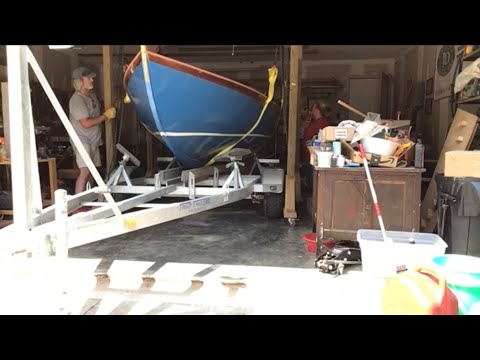 How to load your boat on the trailer - Haven boat Building Episode 106