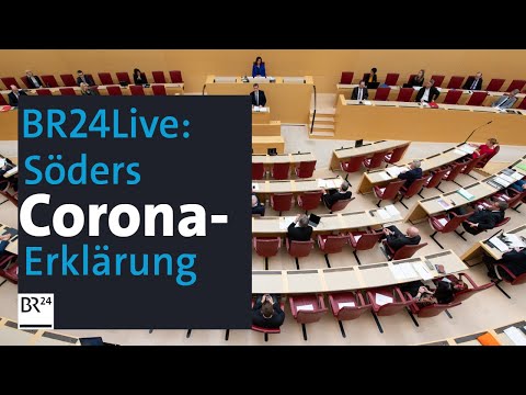 #BR24Live: Söders Regierungserklärung zu Corona | BR24