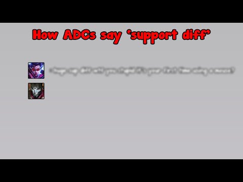How ADCs say 'support diff'