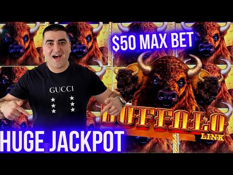 HUGE JACKPOTS On Buffalo Slot Machine - Live Stream Slot Play & JACKPOTS