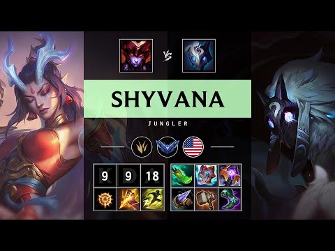 Shyvana Jungle vs Kindred - NA Diamond Patch 25.11
