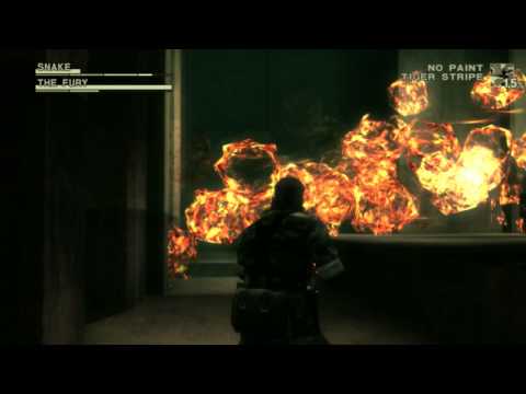 MGS3 HD The Fury Boss Fight E-Extreme Non-lethal (0:58)