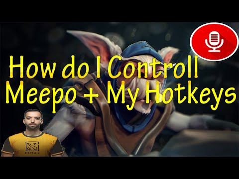 How Do I Controll My Meepo's and My Hotkeys.