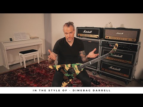 In The Style of - DIMEBAG DARRELL