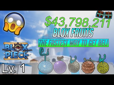 ROBLOX | Blox Fruits How to get Beli fast!