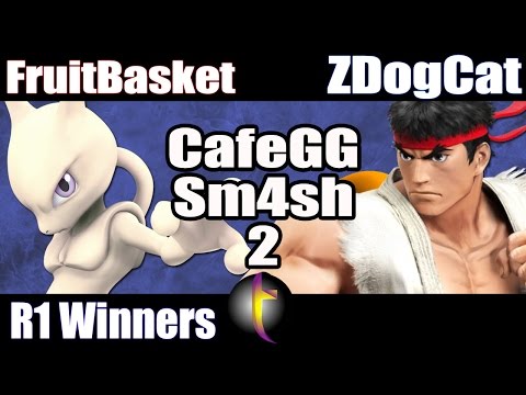 CGG2 Singles: SSB Wii U - WR1 - FruitBasket vs ZDogCat