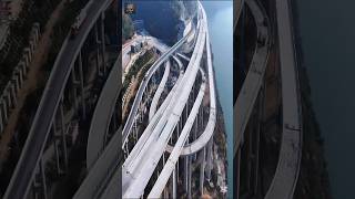 China Built a Highway on the Edge of the Sky | Engineering Marve#viralvideo#shorts #trending #foryou