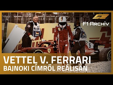 F1 Archív - Vettel vs. Ferrari, a bajnoki címről reálisan