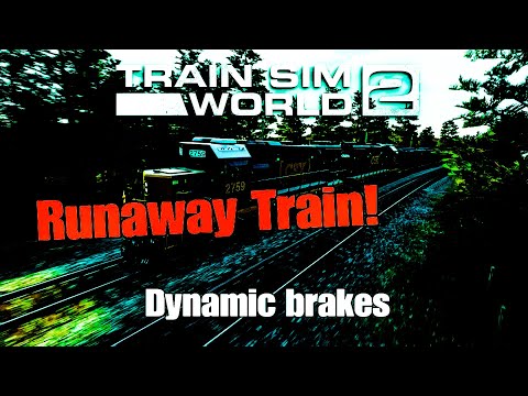 TSW2 PS4 | Runaway Train! Dynamic brake tutorial