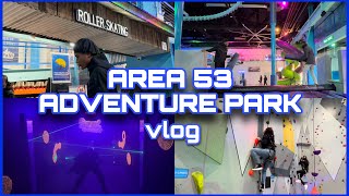 AREA 53 ADVENTURE PARK VLOG | SPEND THE DAY WITH ME IN NYC