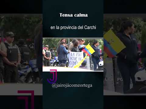 Tensa calma en Tulcán