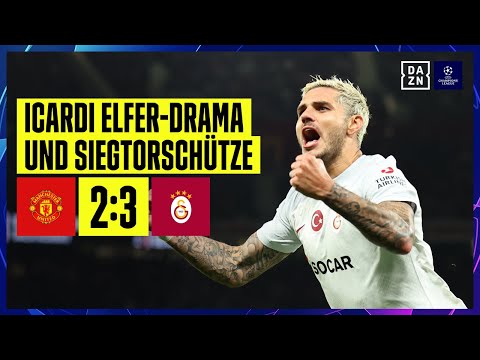 Gala bringt Old Trafford zum Schweigen: Man United - Galatasaray 2:3 | UEFA Champions League | DAZN
