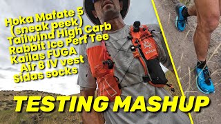 Kailas AIR 8 IV vest // Tailwind High Carb // Hoka Mafate 5 sneak peek!
