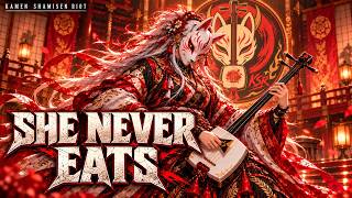 Download lagu SHE NEVER EATS | Japanese Shamisen Rock | KAMEN SHAMISEN RIOT ( MV) mp3