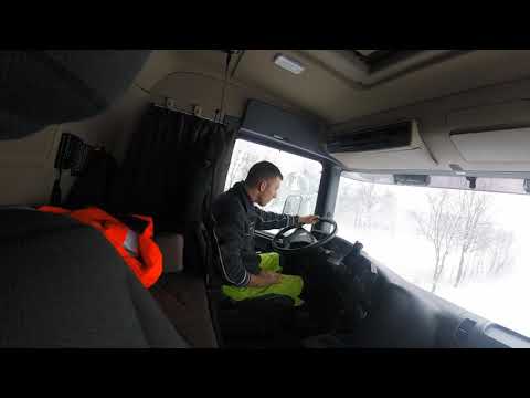 Scania R480 Estonian winter