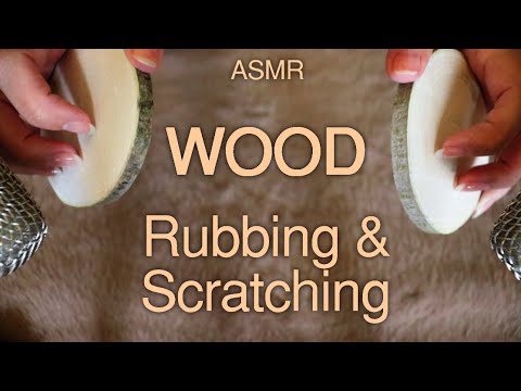 ASMR Wood Scratching & Rubbing (NO TALKING)