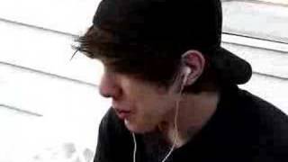 Cool kid eating cinnamon