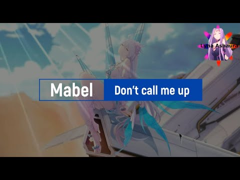 NightcoreENG - Don't call me up (Mabel) + LYRICS