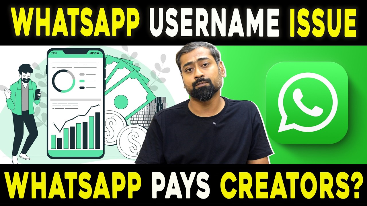 WhatsApp Username Update! Will WhatsApp Pay Creators? | Varun Talks