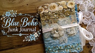 Blue boho journal | flip through | boho needs