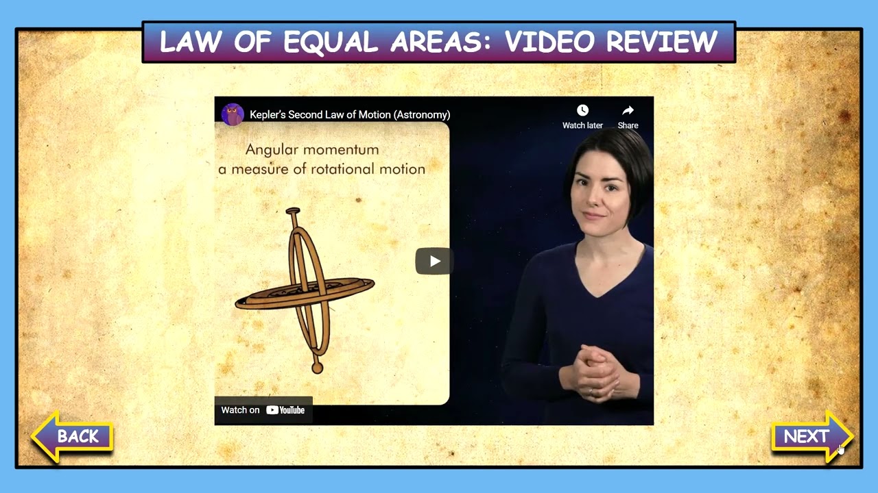 Kepler's Three Laws Of Planetary Motion: Google Slides +Powerpoint Version. See description below.