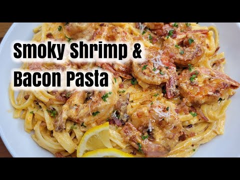 Smoky Shrimp and Bacon pasta
