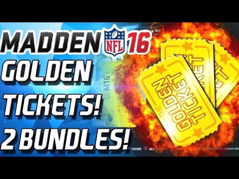 GOLDEN TICKETS! BEST OR WORST PACKS EVER? - Madden 16...