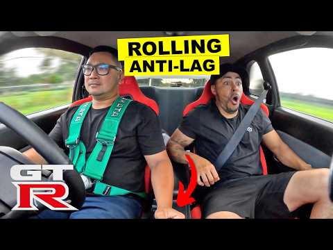 SAVAGE ROLLING ANTI-LAG HITS - 1140BHP NISSAN R34 GT-R