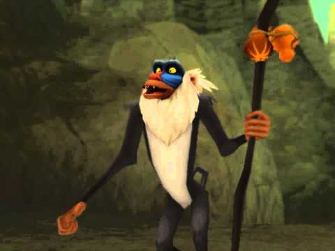 Kingdom Hearts II, English cutscene: 287 - Rafiki Shows the Way - HD 720p