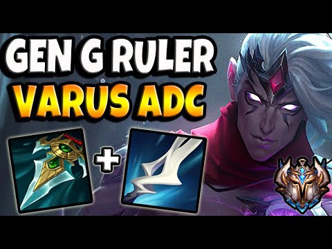 Varus vs Jhin ADC [ Gen G Ruler ] Korea Challenger Patch 11.12 ✅