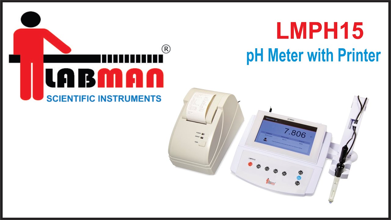 LMPH15 - pH Meter with Printer