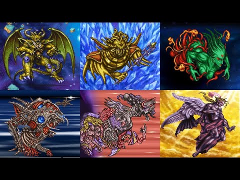 Final Fantasy I, II, III, IV, V, VI Pixel Remaster - Humiliating all Final Bosses