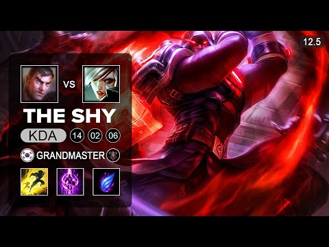 The Shy Jayce Top vs Riven - KR Grandmaster - Season 12 Patch 12.5