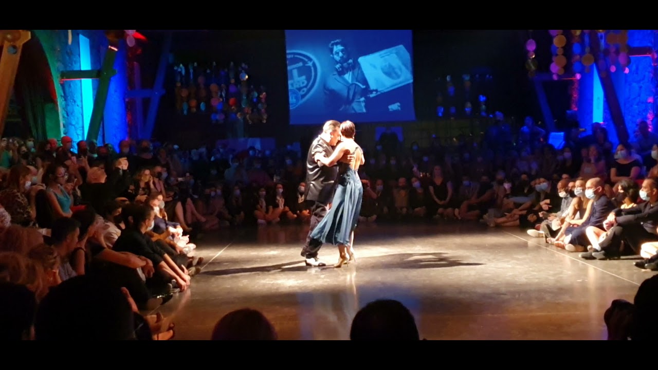 Chicho Frumboli e Joana Sepulveda no 9° Milongueros All Aboard, em 27/11/21