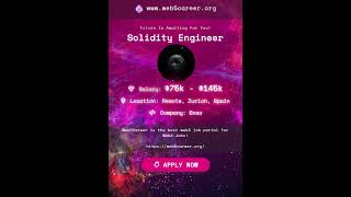 Remote Solidity Engineer Job – $75K-$145K at Enso | Web3 Careers