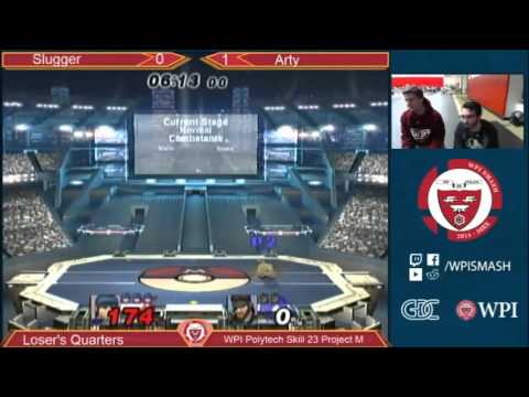 WPI PTS 23 - Slugger64 (Marth) vs Arty (Snake) - Project M - Losers Quarterfinals