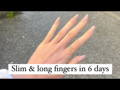 Slim & long fingers in 6 days at home | Beauty’s crown |