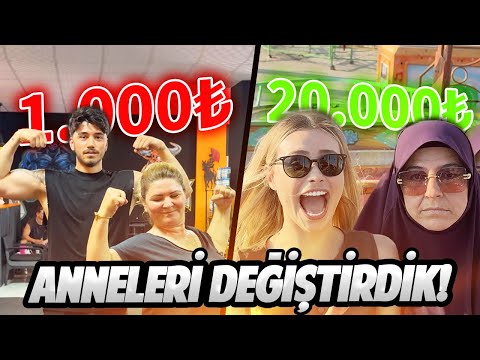 EŞİMLE ANNELERİ DEĞİŞTİRDİK | 20.000 TL vs 1.000 TL! 😱