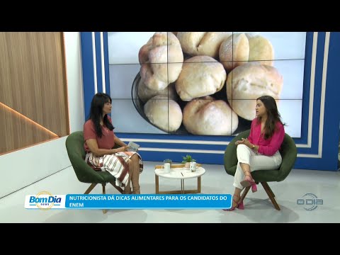 Nutricionista dá dicas alimentares para os candidatos do Enem 10 11 2022