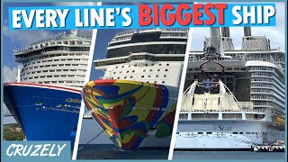 The World’s Largest Cruise Ships Sailing For Each Line